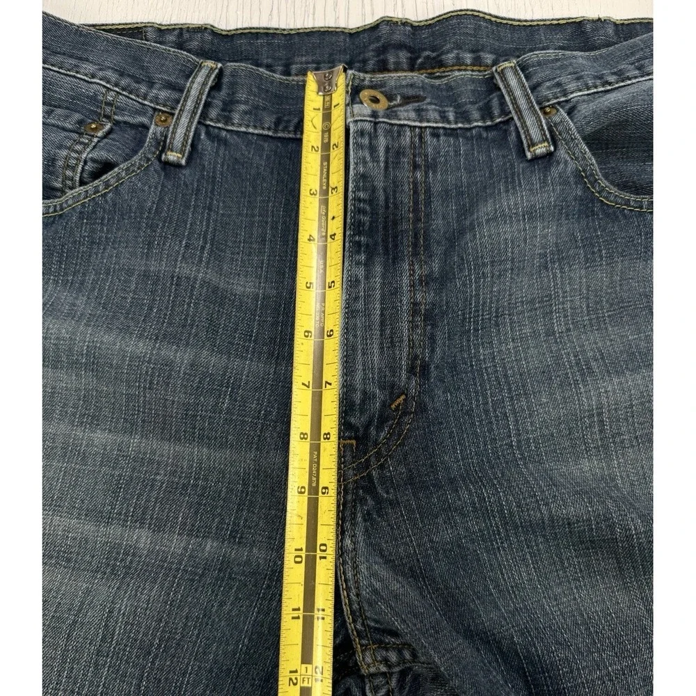 Levi's 569 Jeans Men's 38x30 Blue Loose Straight Fit 100% Cotton Dark Denim